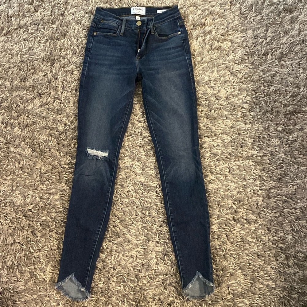 FRAME Le High Skinny Jeans